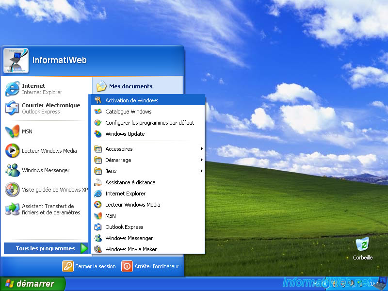 Activate Windows XP via or by phone Windows Tutorials